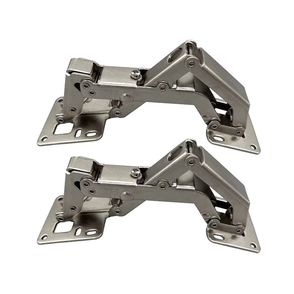 170 Degree Stainless Steel Hydraulic Hinge For Cabinet Doors, No Drilling Required 4711123704763