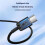 45W Dual Type C Super Fast Charge Cable PD Quick Charge Data Cable 2m for  S22 S21 S20+ 7