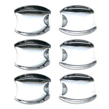 6X for HRV HR-V Vezel 2021 2022 Chrome Door Handle Bowl Cover Cup Cavity Trim Insert Catch Molding Garnish