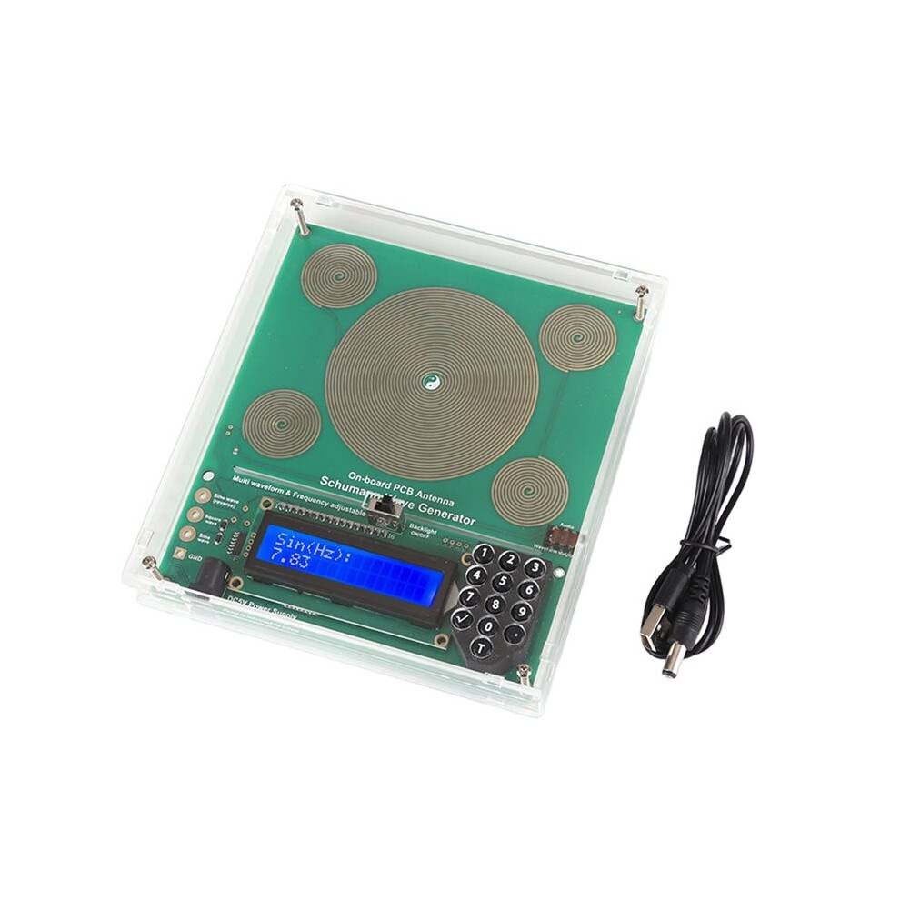 0.01Hz-100000Hz Adjustable Frequency 7.83Hz Schumann Wave Generator Sine Wave Square Signal 5V With Case 4712872123461