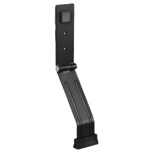 Foldable Heavy Duty Door Stops Holder Anti-Theft Door Fixer Bathroom Door Self-Adhesive Door Buffer Black
