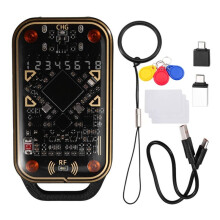 Chameleon Ultra V3.0 RFID Card Emulator 125K 13.56Mhz ID IC Tag Copier NFC Läsare + 6 ST UID CUID Nyckelringskort