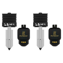 New Hotend for X2D 0.4mm High Flow Hotend Nozzle 350C High Temp Hardened Steel 3D Printer