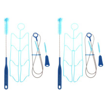 Kit de Limpeza de Bolsa de Água 4 em 1 Ferramenta de Limpeza de Escova de Bolsa de Água Escova de Tubo de Hidratação para Bolsas de Água
