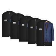 Premium-Kleideraufbewahrungsbeutel, 5er-Pack, 43 Zoll Große Kleiderbeutel zum Aufhängen Von Kleidung, Anzugtaschen für Reisen mit Sichtfenster