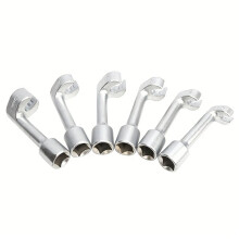 6pcs L-Shaped Socket Wrench Set Fuel  Remover Wrench for Automotive Repair, Hexagonal & Slotted