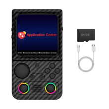 Console de Jeu Portable Rétro R36T MAX, Écran IPS 4 Pouces, Système EmuELEC, Wi-Fi, de 25 Émulateurs, Carte Mémoire 64 Go A