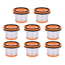 Dammsugarfilter för Wandvac-System WV360 WS620 WS630 WS632 WS632BLBRN WS632GDBRN Ersättningsfilterdelar 8 Delar
