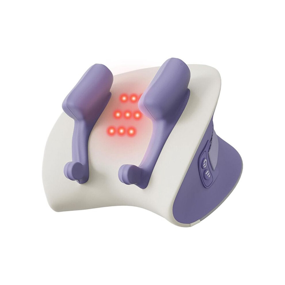 Red/Light Electric Massage Pillow,Designed For Neck Massage With Heating Function, Relieves Neck Pain And Headache.