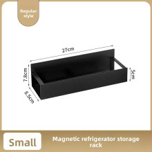 (S)Contenitore magnetico laterale frigorifero forno microonde scatola portaoggetti da parete senza fori forati
