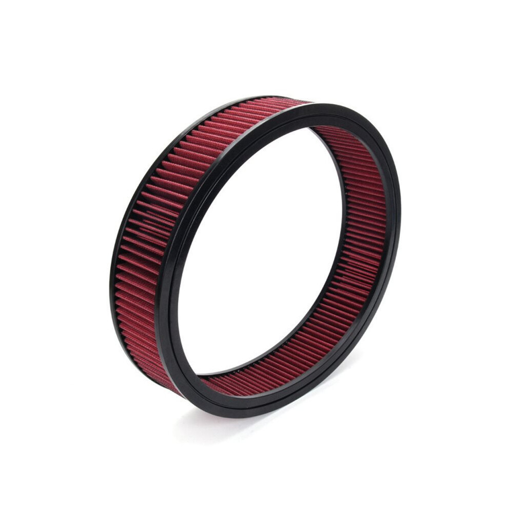 High Flow Round Air Filter Element Washable Air Cleaner Intake Filter Element Replacement For Hot Rod 14X3in Air Filter 6033228935971