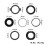 Electric Scooter Bearing Washer Kit for  4Lite( 2 Generatio) Front Fork Headset Accessories 1
