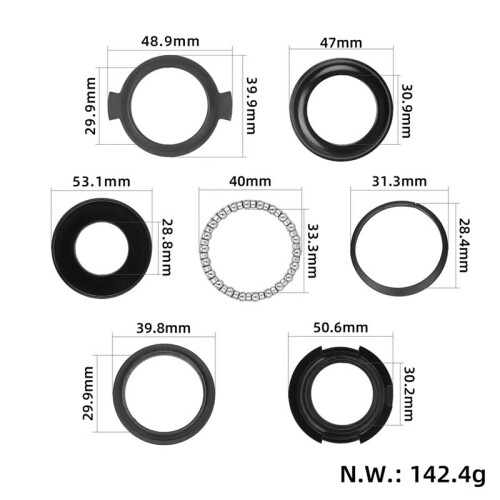Electric Scooter Bearing Washer Kit for  4Lite( 2 Generatio) Front Fork Headset Accessories