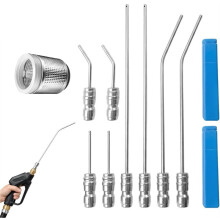 8Pack High Pressure Washer Nozzle Kit for Washing Machine & Ac Cleaning, Pressure Washer Wand Extension Nozzle