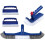 Pool Brush  Set Includes Long Brush,Rotatable Handheld Pole Brush,Sponge Brush for Pool Floors/Corners/Steps 1