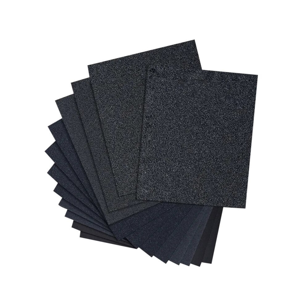 Wet Dry Sandpaper, Sand Paper Silicon Carbide Abrasive Sanding Sheets For Woodworking Automotive And Diy Projects 4713935417985