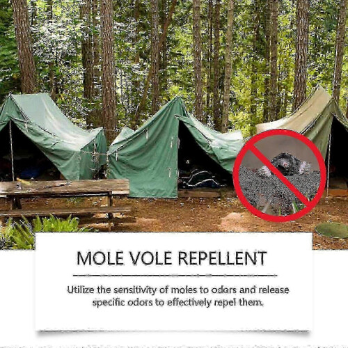 (3pcs) Outdoor mole repeller fast-acting for garden lawn w 2