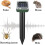Mole Repellent Squirrel Repellent 10 Pack Ultrasonic Snake Repellent Repeller Sonic Mole Deterrent Spikes 2