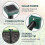 16 Pcs Solar Mole Repellent,ultrasonic Repeller Vole Deterrent Spike 2