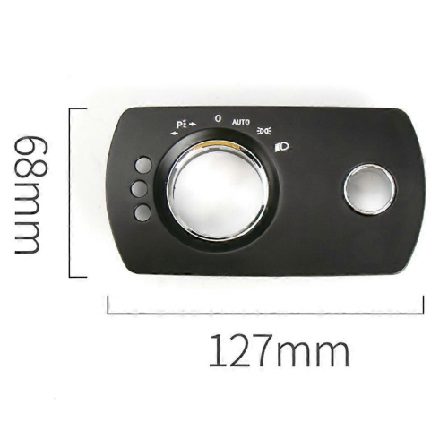 Headlight Switch Panel Trim Head Lamp Button Panel Compatible with Mercedes-Benz ML-Class GL-Class W164 4-Hole 1