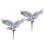 (Style C) Double Faced Acrylic Owl Sculptures Including Reflective Accessories for Balcony Bird Control Multicolor 4