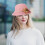 Outdoor Use Pink Sun Blocking Hat 1Pcs Folding Fashionable Hat 5