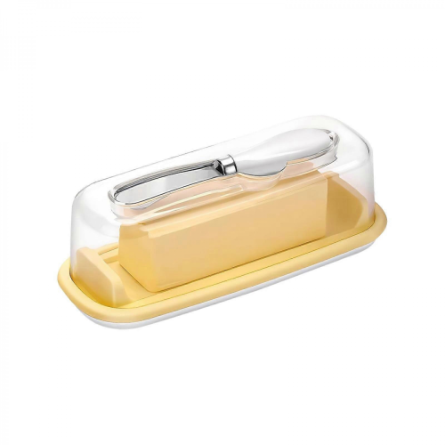 Σφραγισμένο δοχείο βουτύρου Tupperware με καπάκι, εύκολο δοχείο αποθήκευσης βουτ 1