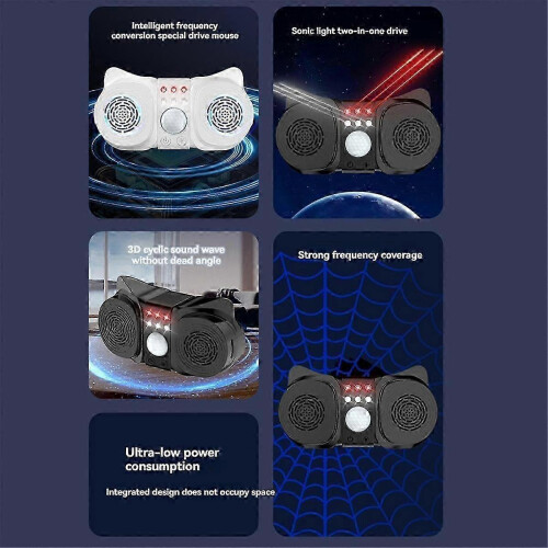 D213 Induction Mouse Repeller Flashing Mouse Repeller Insect Repeller High Power Portable Mouse Rep 2