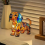 Βιτρό Φωτιστικό Ζώων Dachshund 3D LED Νυχτερινό Φως Χειροποίητο Ρητίνη για Διακόσμ 5