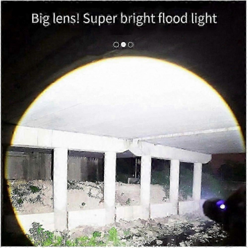 High-Performance Stun Flashlight with Torch Function for Personal Safety and Lighting, Black HK1106 1