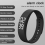 Non -Bluetooth Fitness Tracker Clock Pedometer Digital Step Counter Meter Distance Activity Alarm LED 3