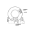 Sensor de ángulo de dirección 61316967324 Compatible con BMW E82 E89 E90 E91 5