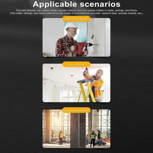 Ανιχνευτής τοίχου Stud Finder 5 σε 1 ηλεκτρονικός ανιχνευτής stud με οθόνη HD LCD που χρ 1