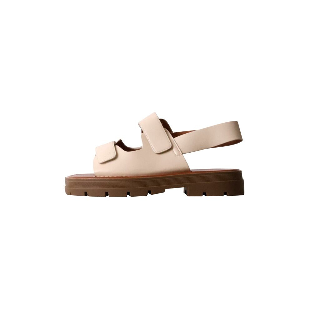Sandali - Super Mode - Super Mode - Beige - Velcro - Piatto-image