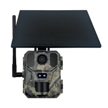 Outdoor Hunting Camera 2K, 4G APP Remote Control Mobile Control Photos and Videos 130% Solar Lithium Battery