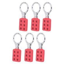 6 pièces de hasp de consignation, anti-étincelles, diamètre intérieur de la mâchoire 38 mm, 6 trous