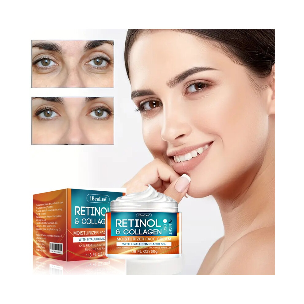 Stoyotu Cream Face Day Night Retinol Collagen Moisturizer Nourishing Firming Facial Care Skin Renewal 30G