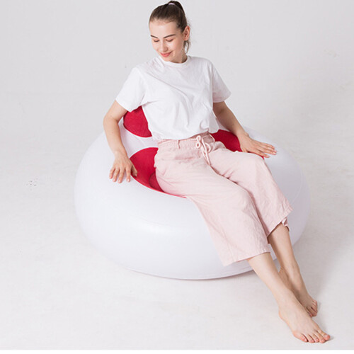 Decorative Red Inflatable Lounge Chair