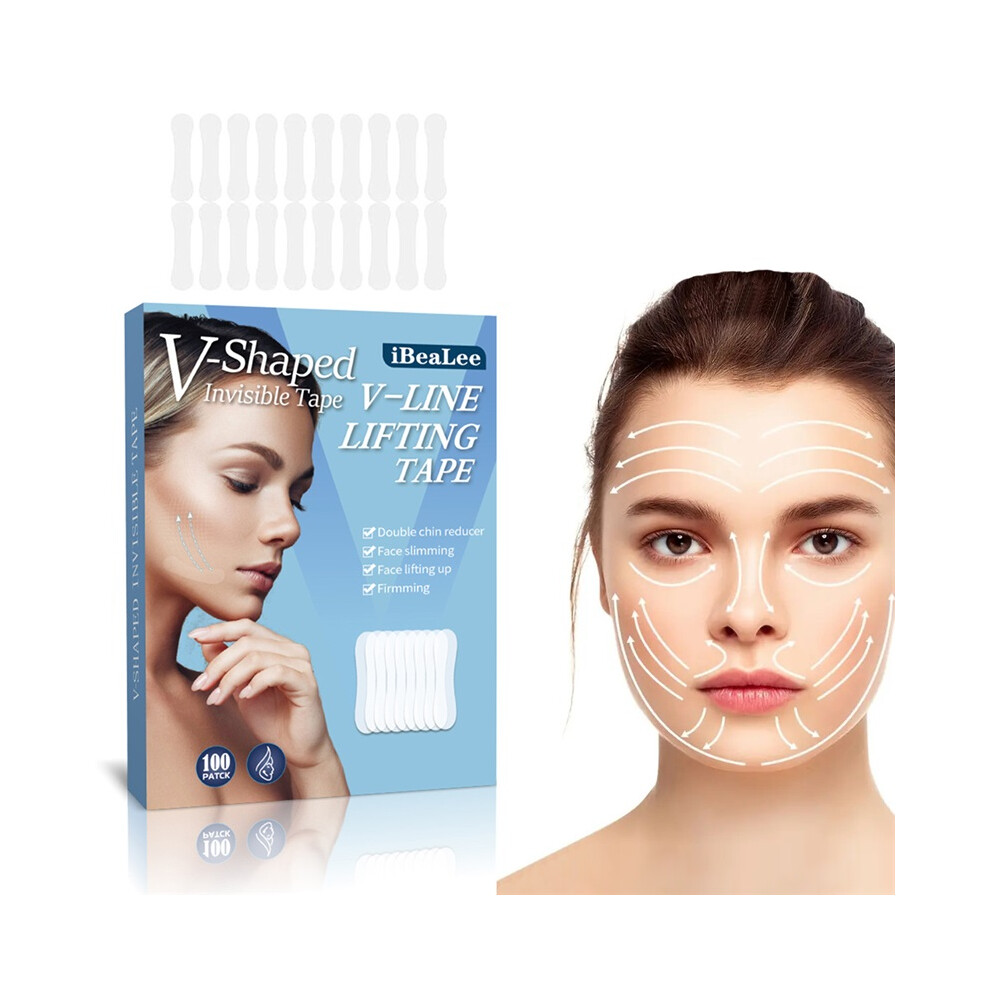 Stoyotu Face Lift Tape V Shaped Invisible Tape For Double Chin Face Tape For Wrinkles Make Up Stickers Facelift Tape For Face Neck Lift