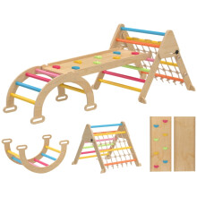 8-in-1 Toddler Climbing Frame,Multicolour