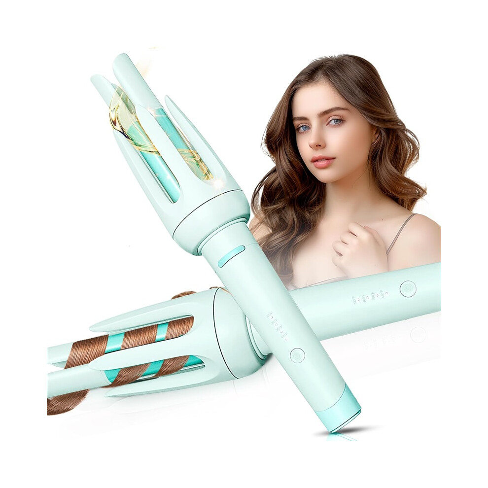 Stoyotu Rotating Curling Iron For Long Hair Automatic Hair Curler Beach Waves Curling Wand Portable Hair Curler For Travel Home Use New