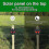 4 Pack Solar Animal Repeller Deer Deterrent with Red Lights Waterproof Outdoor Predator Control 4