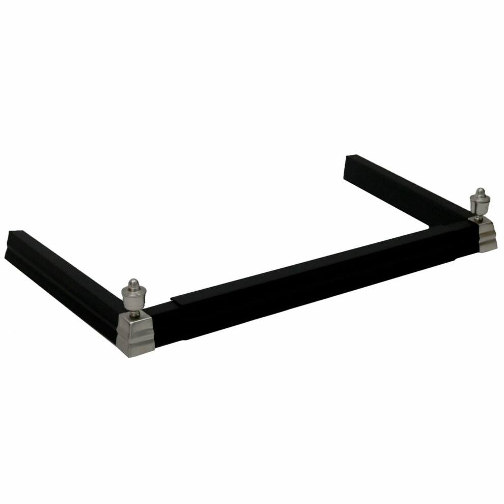 Oypla Adjustable Chrome Fire Fender Fireplace Guard Frame Surround