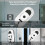 Automatic Window Cleaning Robot, 5600Pa Suction, Safety System, Remote Control, 10 Cleaning Cloths 3