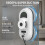 Automatic Window Cleaning Robot, 5600Pa Suction, Safety System, Remote Control, 10 Cleaning Cloths 5
