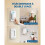 Wireless Remote Control Socket with Removable Wall Switch, 16A 3680W, 30m Range, Battery Included, Compact Plug-in Outle 2