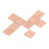 100Pcs Copper Thermal Conductive Pads 6