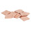 100pc Red Copper Cooler Thermal Pads 7
