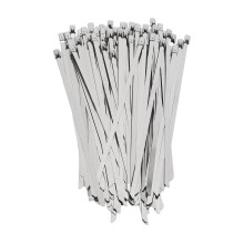 200x 4.6mm Steel Cable Ties for Hoses