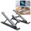 Foldable Adjustable Laptop Stand with Cooling Support for 11-17 Inch Laptops, Black 2